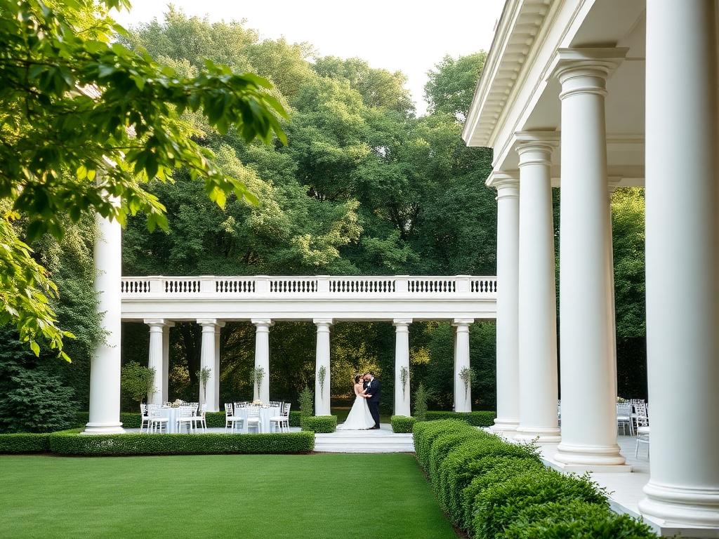 Domaine vu du jardin